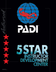 PADI 5 star IDC